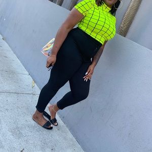 Highlighter crop top